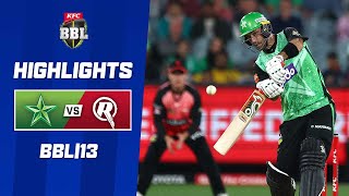 Melbourne Stars v Melbourne Renegades  BBL13 [upl. by Ibbor]