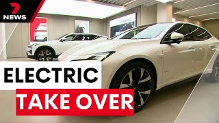 Taking a step into the future with the latest in electric vehicles  7NEWS [upl. by Pownall637]