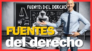 FUENTES DEL DERECHO EXPLICADO  Artículo 1 Código Civil Fuentes del Ordenamiento Jurídico español [upl. by Cilo]