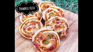 Pizza Pinwheels Recipe  How to make Pinwheel Pizza [upl. by Nerissa]