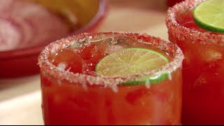 COMO HACER SANGRITA OPCION 1  TEQUILA COCTELES VIDEO RECETAS [upl. by Ycniuq]