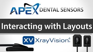 Apteryx XrayVision Interacting With Layouts  Apex Dental Sensors  Training [upl. by Darlleen981]