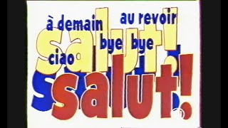 CANAL J  Fermeture antenne  CANAL JIMMY  Ouverture antenne  1994 [upl. by Yasui]