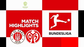 St Pauli vs Mainz  Highlights  Bundesliga 202425 [upl. by Eniamor587]