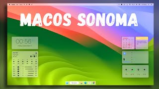 Windows 11 With A Macos Sonoma Touch [upl. by Enyala828]