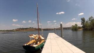 Classic DIY 15ft Lapstrake Sailboat  I made it myself REALLY [upl. by Htebasile62]