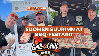 GRILL amp CHILL FESTIVAL Paistoimme yli 100kg pihvejä ft HardKokki Pihvimies ChefWallin ​⁠ [upl. by Lynnell320]