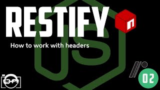 How to work with header in Restify with nodejs  restify node js tutorial [upl. by Ayam213]