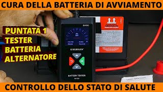 Controllo stato di salute della batteria con tester batterie kingbolen bm580 cura batteria auto [upl. by Nikolia]