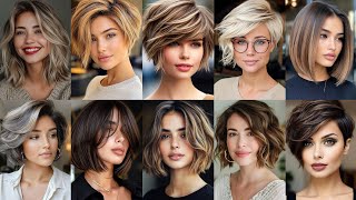 Super gorgeous pixie short bob hair cutting hair dye and highlight ideas for women over 30 40 50 60 [upl. by Nnaerb]