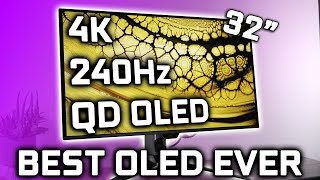 The Best 4K 240Hz OLED  ASUS PG32UCDM Review [upl. by Dlareme53]