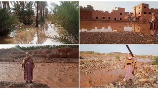 نزول الامطار الغزيرة في قصر ملعب مع حمولة واد فركة 🌧️🌧️👍🏻👍🏻❤️❤️ [upl. by Eada873]