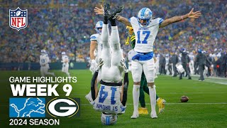 Detroit Lions vs Green Bay Packers  2024 Week 9 Game Highlights [upl. by Currier748]