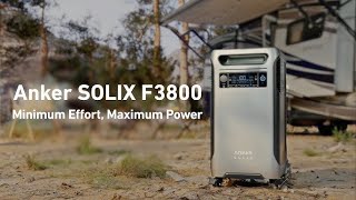 quotAnker SOLIX F3800 Review Ultimate Solar Energy Storage for Your Homequot [upl. by Takashi]