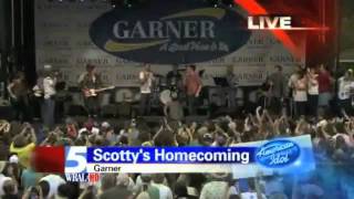 Josh Turner surprises Scotty McCreery on his stage [upl. by Fanchan205]