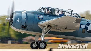 TBM Avengers in Action Friday Part 1  TBM Avenger Reunion 2021 [upl. by Cahn803]