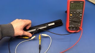 How to Test a Laptop Battery  EcProjects [upl. by Nerrad]