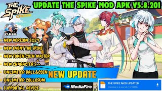 UPDATE Download The Spike Cross Mod Apk V58201  Unlimited Money amp Ball  Unllocked Character [upl. by Adnorahs]