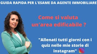 Come si valuta unarea edificabile [upl. by Nodnarg]