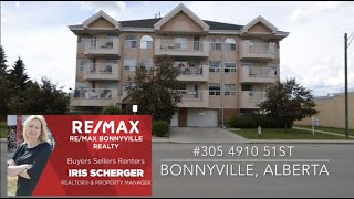 FOR SALE Virtual Tour of 305 4910 51 ST Bonnyville Alberta [upl. by Camile]