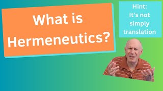 What is Hermeneutics [upl. by Towbin]