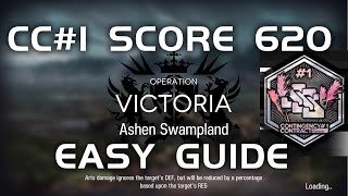 Score 620 medal trimming  Ashen Swampland  Easy Guide  Pyrolysis Battleplan  【Arknights】 [upl. by Yci]