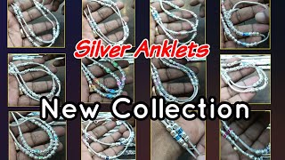 Silver Anklets Collection  Payal Design  Velli Kolusu [upl. by Tollmann]