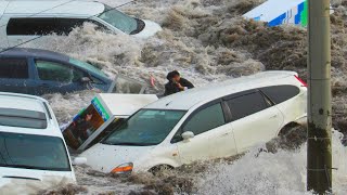 The city is sinking before our eyes Creepy footage of flood in Uberlândia Minas Gerais Brazil [upl. by Drawets12]