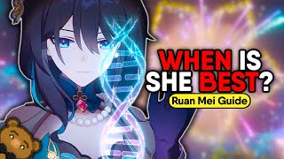 A COMPLETE Guide to Ruan Mei  Relics Light Cones Teams [upl. by Sirama774]