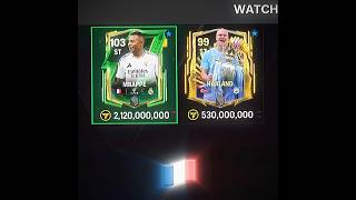 Mbappé x Haaland☠️ eafc25 fifa eafc24 eafcmobile fifamobile fifa shorts [upl. by Sand]