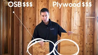 Framing  OSB vs Plywood  Whats the difference in COST AND PERFORMANCE [upl. by Alburga108]