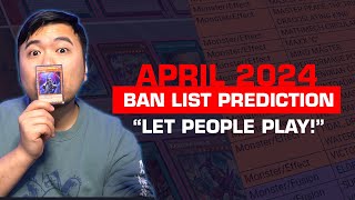 Ban List April 2024 Prediction  Fixing the Format [upl. by Nyladnewg467]