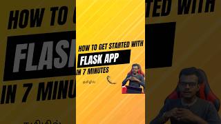 Create Flask App in just 7 Minutes flasktutorial pythonframework python ml flaskapp [upl. by Wira]