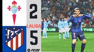 CELTA DE VIGO vs ATLÉTICO DE MADRID  LA LIGA 2024  2025  FECHA 7  EA SPORTS FC™ 25 [upl. by Nosreh]