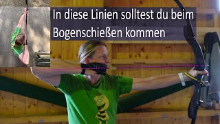 Grundtechnik Bogenschießen 8 Kraftlinien quotKraftdreieckquot [upl. by Debra]