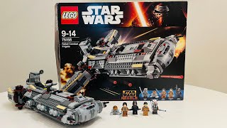 Lego Star Wars 75158 Rebel Combat Frigate Set Review [upl. by Nylarac]