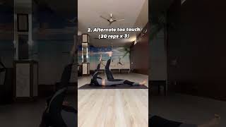 Want flat stomach Tummy flatter exercise belly Fat burningexercise youtubeshorts explore trend [upl. by Eniladam437]