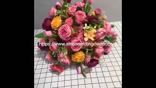 artificial flower arrangements centerpiece [upl. by Sheena]