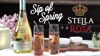 Stella Rosa® Presents Sip of Spring  HowTo Cocktail Recipe [upl. by Melesa]