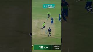 Last Over  The Final of HBL PSL 2023  Lahore vs Multan HBLPSL9 SportsCentral Shorts PCB MI2A [upl. by Ecila]