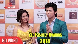 Avneet Kaur amp Siddharth Nigam At Zee Rishtey Awards 2018  ZeeAwards2018 [upl. by Neuberger]