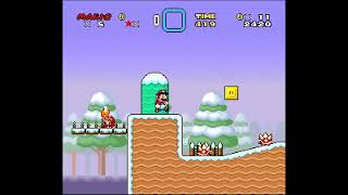 SMW Custom Level Snowy Slopes [upl. by Fusuy716]