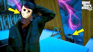 13CUMA JASON MASKESİNİ ÇIKARIYOR VE HAKKI YÜZÜNÜ GÖRÜYOR  GTA 5 ZOMBİ KIYAMETİ MODU [upl. by Ker]