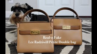 Real vs Fake Lee Radziwill Petite Double bag [upl. by Godard]