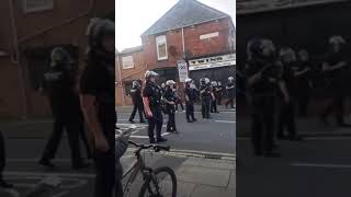 Protester Riots Spread and Erupt In Hartlepool hartlepool southport [upl. by Nitsraek848]