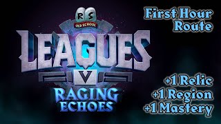 Unlock a Relic Region and Mastery in 1 Hour Leagues V Raging Echoes OSRS [upl. by Syhr]