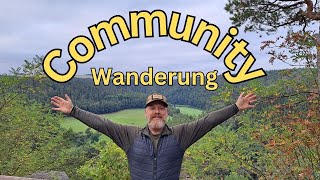 Community Wanderung mit Übernachtung  Overnighter  Treffen  Bushcraft [upl. by Jorgensen]