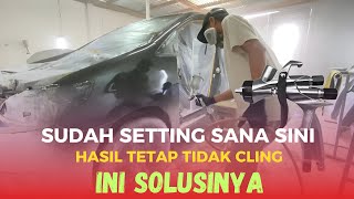 Bagaimana Cara Setting Spray Gun Biar Hasilnya Gak Pake Polesh Lagi [upl. by Ihcur]