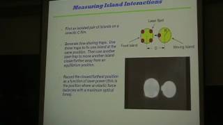 Applications of Optical Tweezers  Islands on Liquid Crystal Films [upl. by Petite]