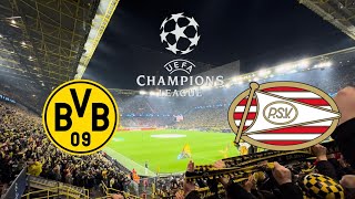 Dortmund vs PSV Stadionvlog Champions League 🔥 I Spendi [upl. by Gladine142]